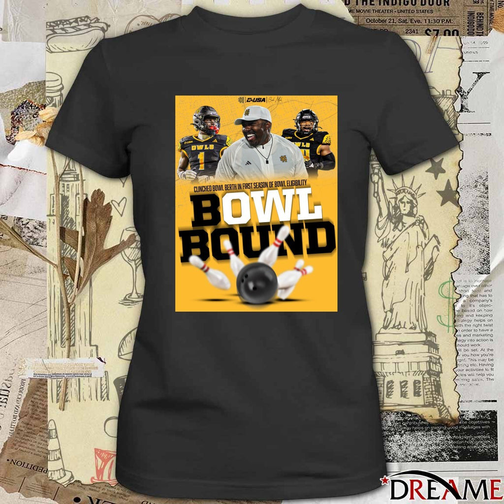Kennesaw State Owls Clinched Bowl Berth In First Season Of Bowl Eligibility Bowl Bound Poster t-shirt
