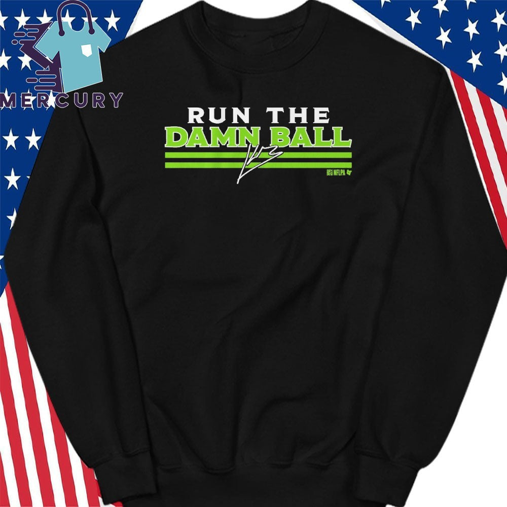 Kenneth Walker III Run the Damn Ball Shirt