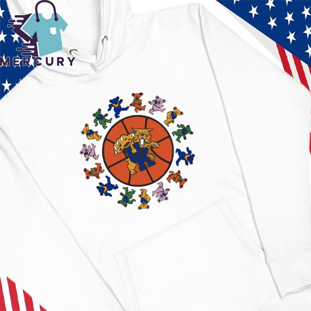 Kentucky x Grateful Dead Basketball Circle Bears Shirt