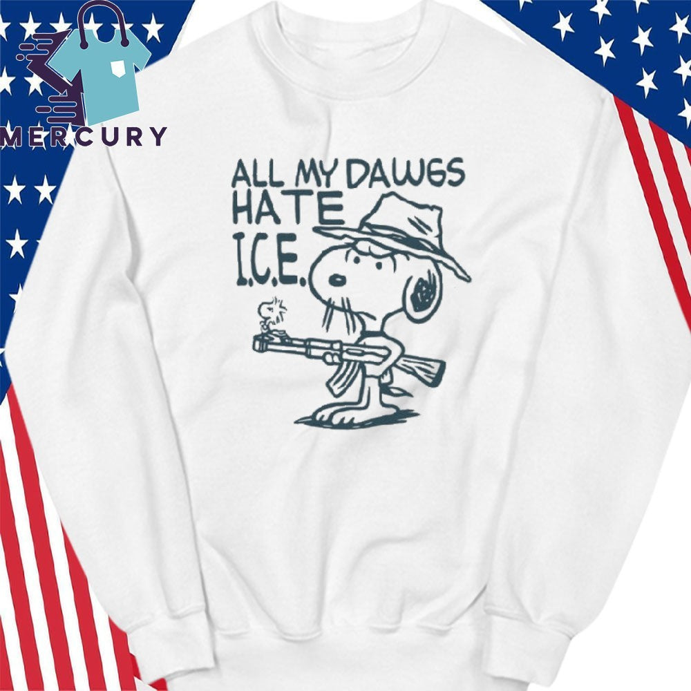 Kevin Ku All My Dawgs Hate Ice Shirt