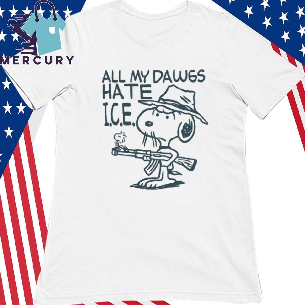 Kevin Ku All My Dawgs Hate Ice Shirt