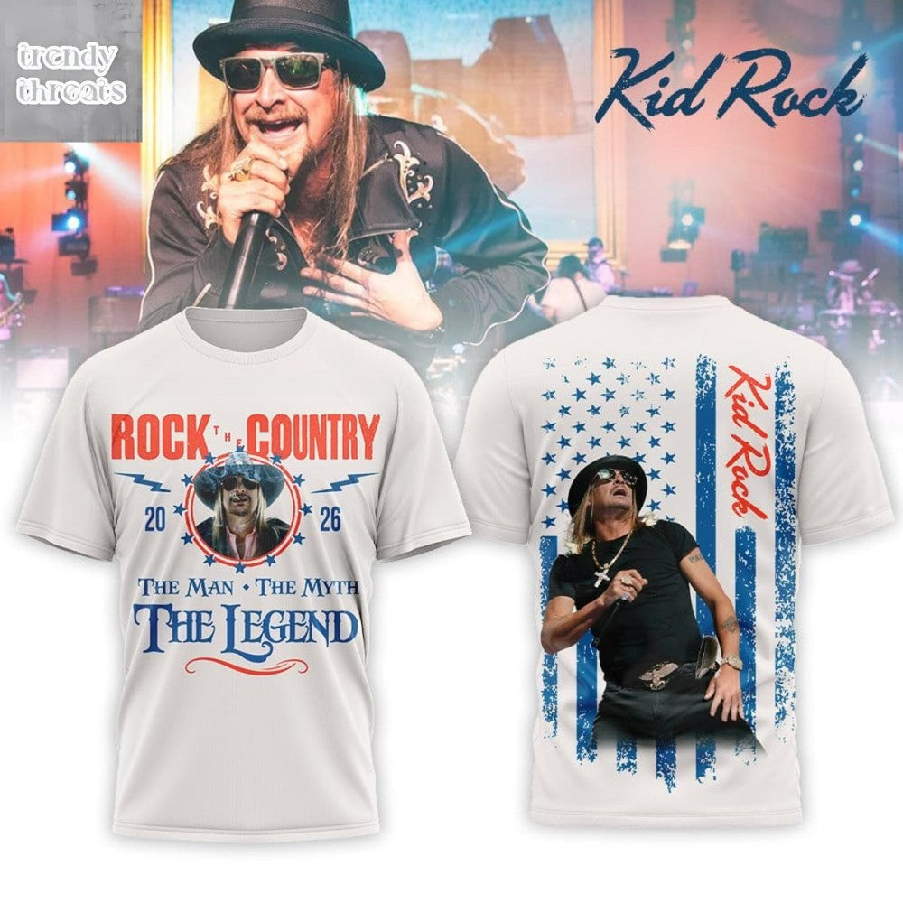 Kid Rock Country The Legend 2026 Shirt