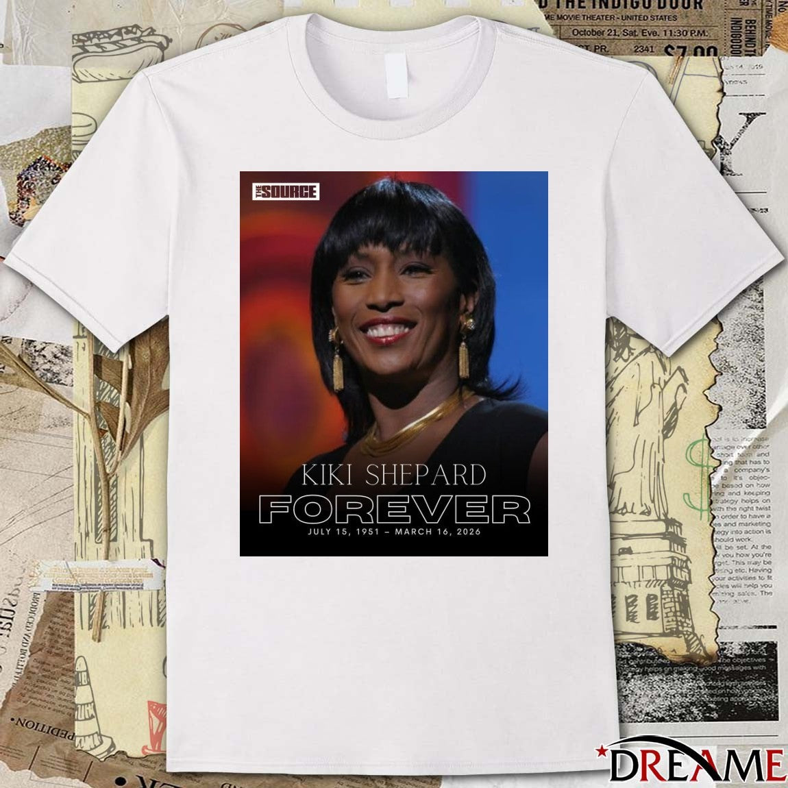 Kiki Shepard Forever July 15, 1951 – March 16, 2026 t-shirt