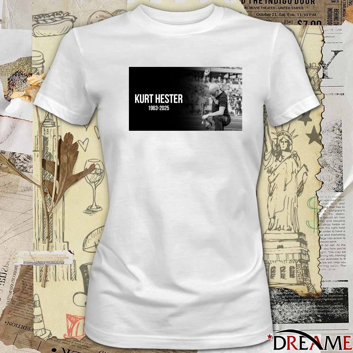 Kurt Hester Passing Away Earlier Today 1963 – 2025 Houston Football Poster t-shirt