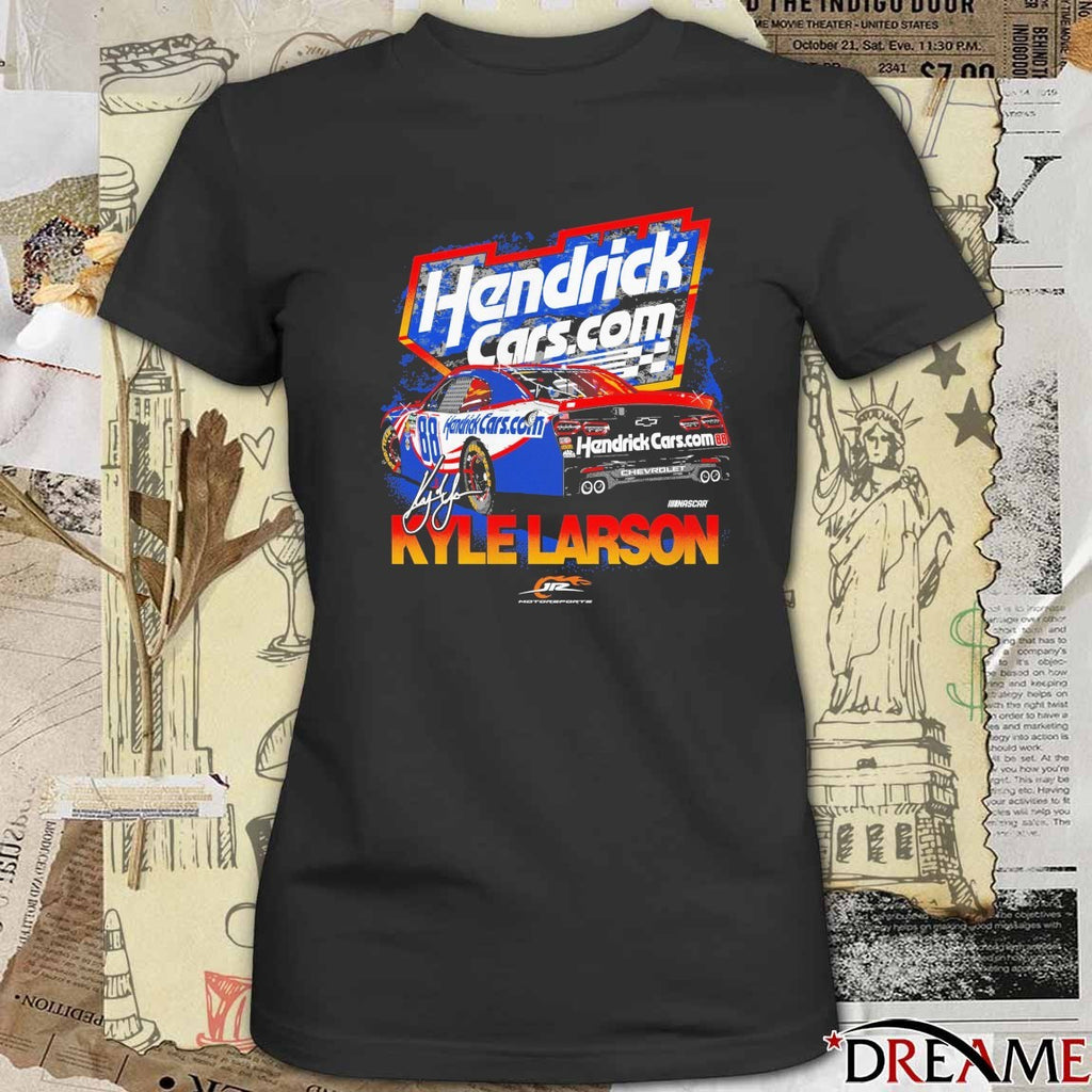 Kyle Larson Hendrick Cars.com Chevrolet NASCAR JRP Signature t-shirt