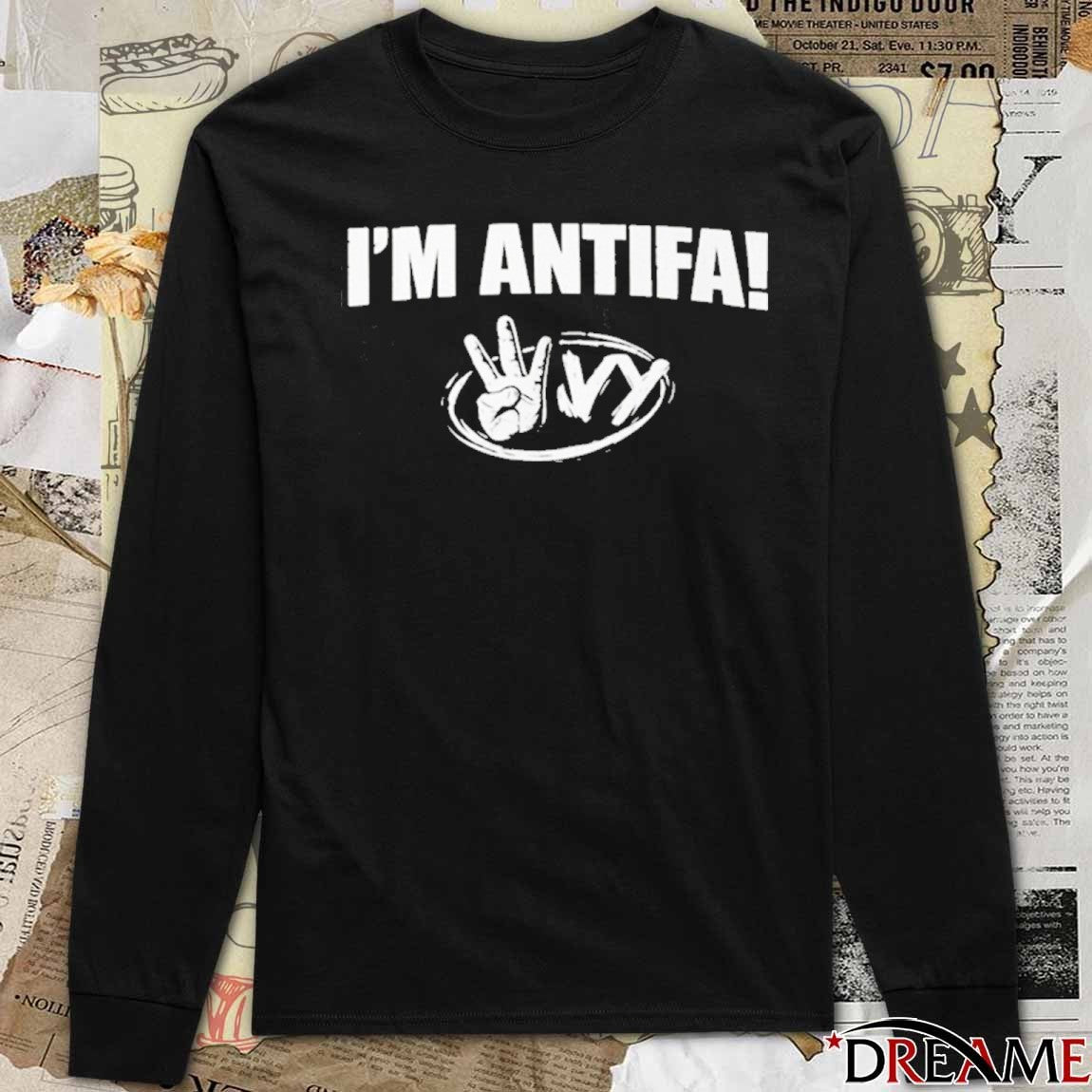 Kyle Wagner With I’m Antifa t-shirt