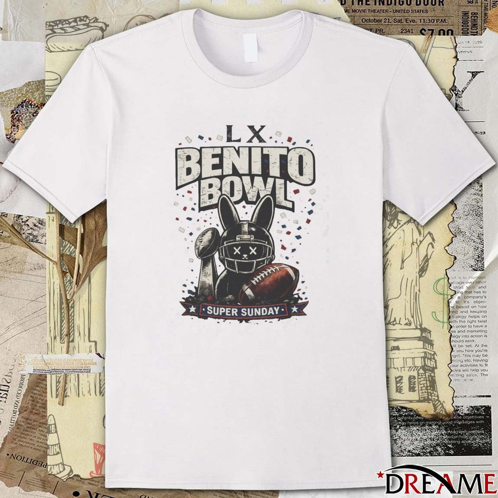 LX Benito Bowl Team Benito Super Sunday 2026 t-shirt