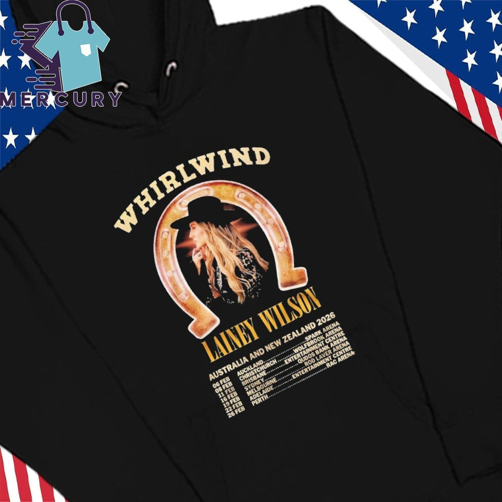 Lainey Wilson Whirlwind Australia And New Zealand 2026 Shirt