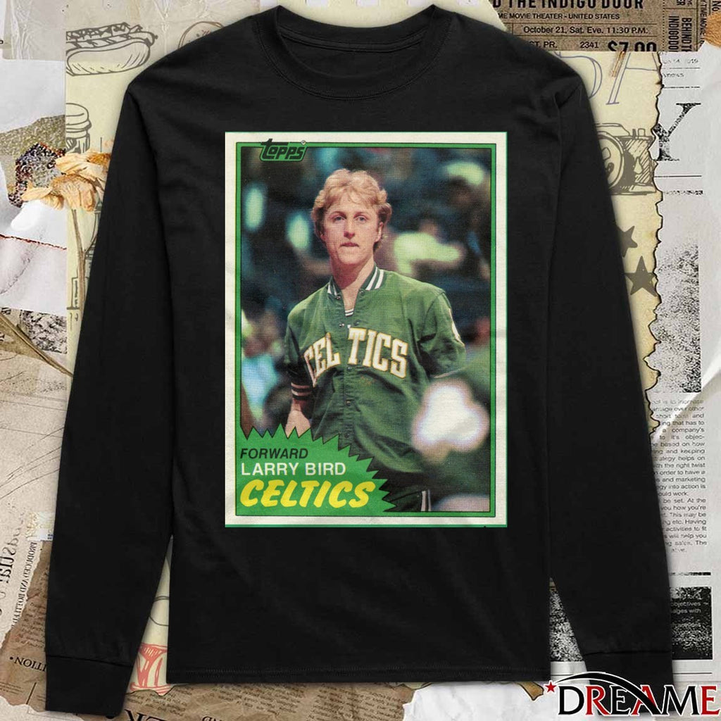 Larry Bird Boston Celtics 2026 NBA Basketball Topps Trading Card Player t-shirt