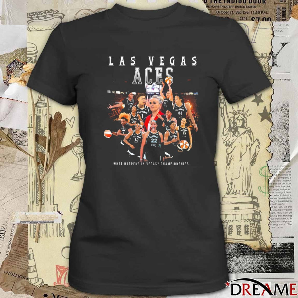 Las Vegas Aces 2025 WNBA What Happens In Vegas Championship t-shirt