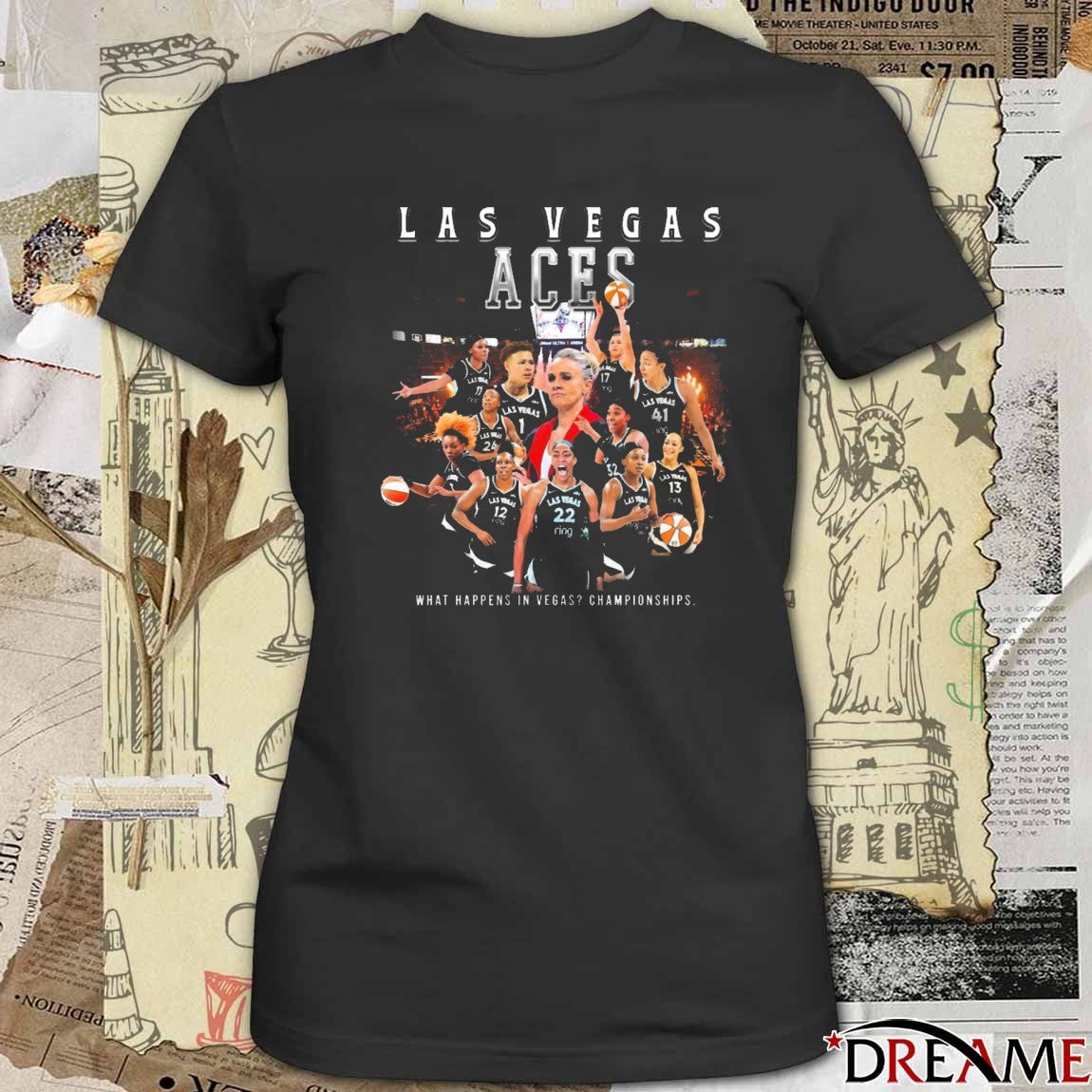 Las Vegas Aces 2025 WNBA What Happens In Vegas Championship t-shirt