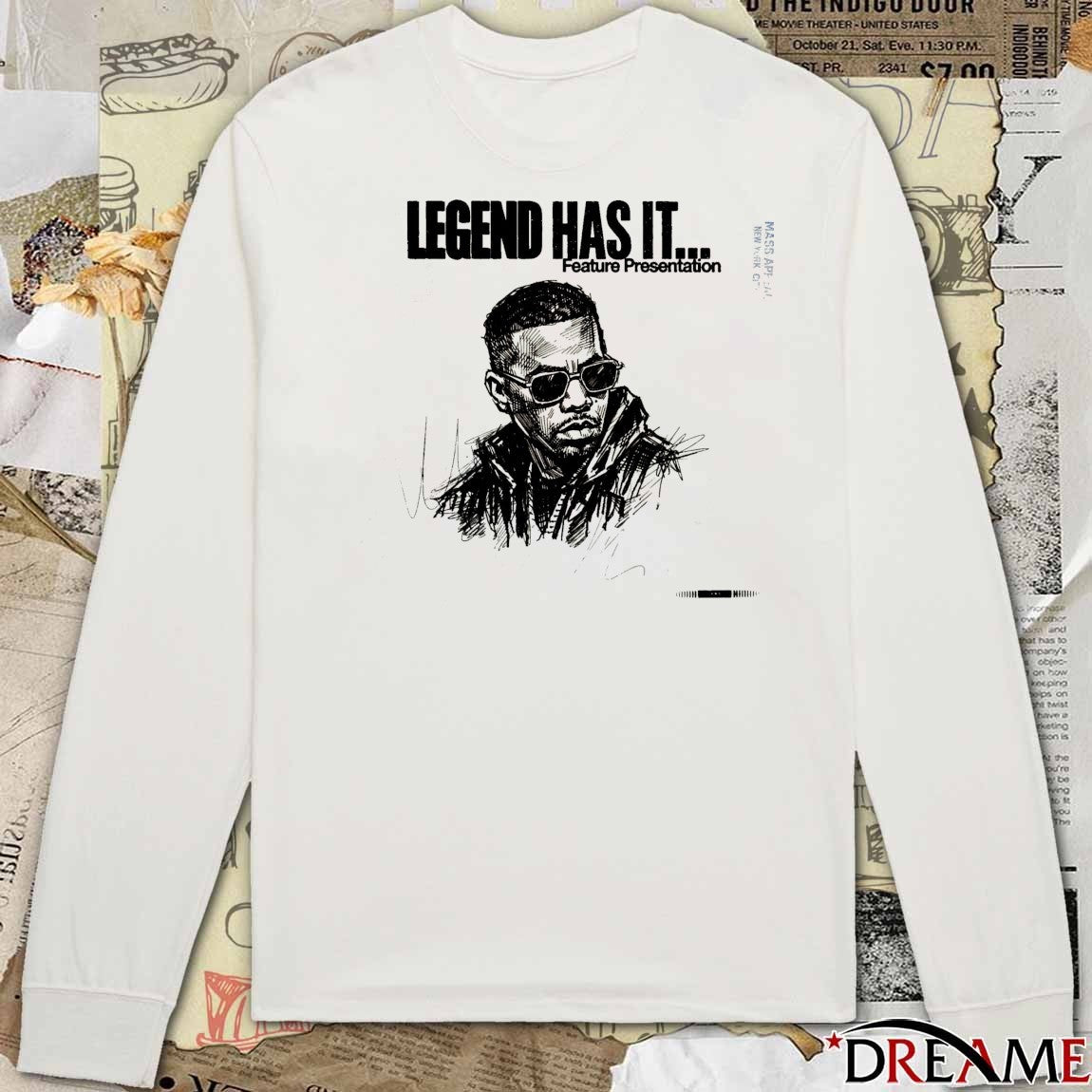 Legend Has It Feature Presentation 2025 Nas t-shirt