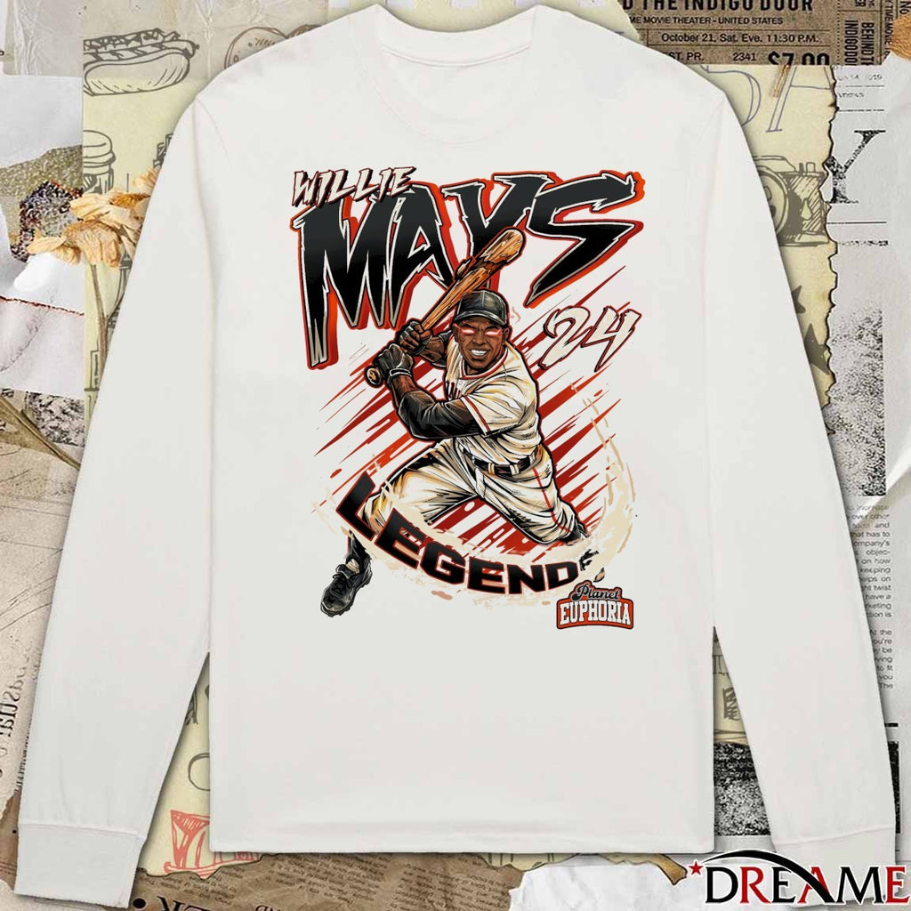 Legend Willie Mays San Francisco Giants MLB Planet Euphoria Artwork 2026 t-shirt