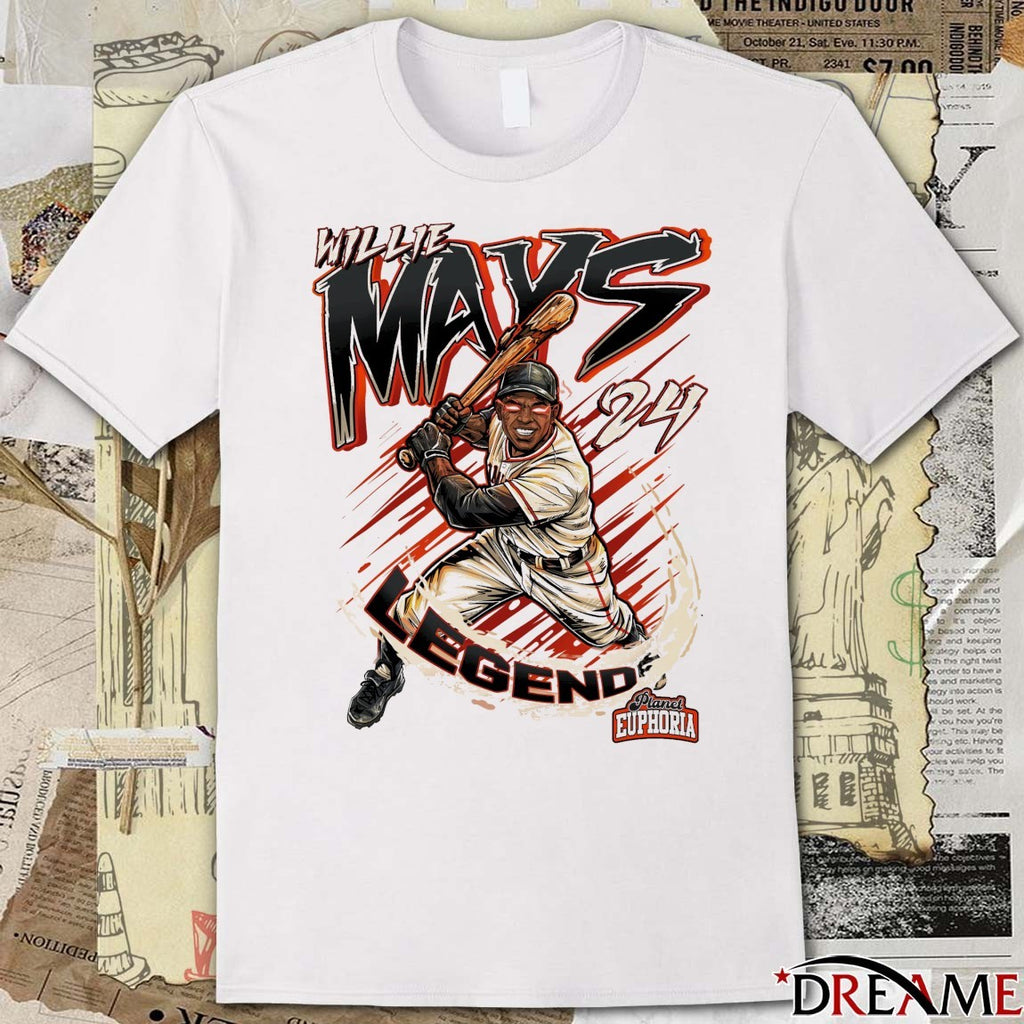 Legend Willie Mays San Francisco Giants MLB Planet Euphoria Artwork 2026 t-shirt