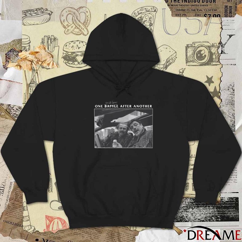 Leonardo DiCaprio and Benicio del Toro One Small Beer After Another Photo t-shirt