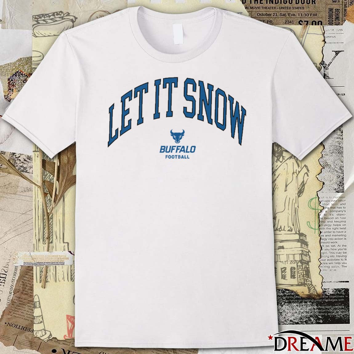 Let It Victor Snow Buffalo Bulls Football Illustrated t-shirt
