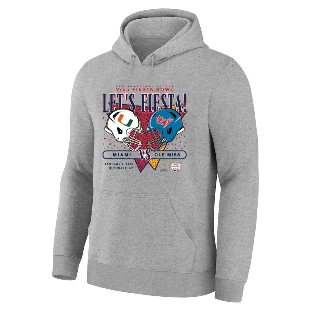 Let’s Fiesta Miami Vs Ole Miss 2026 Vrbo Fiesta Bowl Matchup Shirt