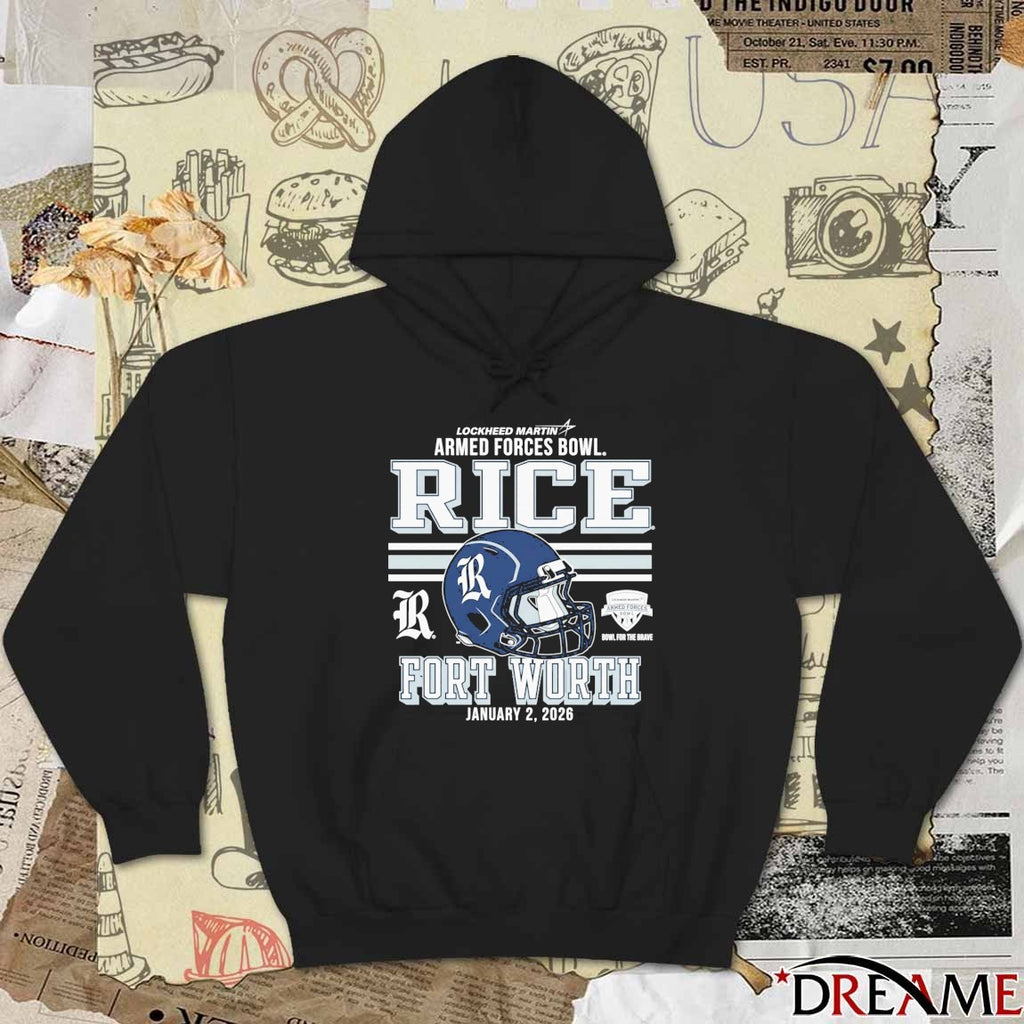 Lockheed Martin Armed Forces Bowl Rice University Football Fort Worth January 2 2026 t-shirt
