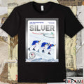 Long Track Speed Skating Men’s Team Pursuit Olympic Winter Games Milano Cortina 2026 Silver t-shirt