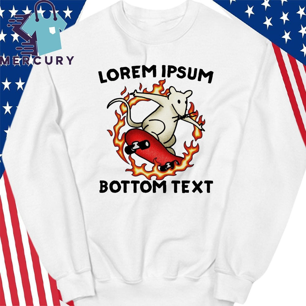Lorem Ipsum Bottom Text Shirt