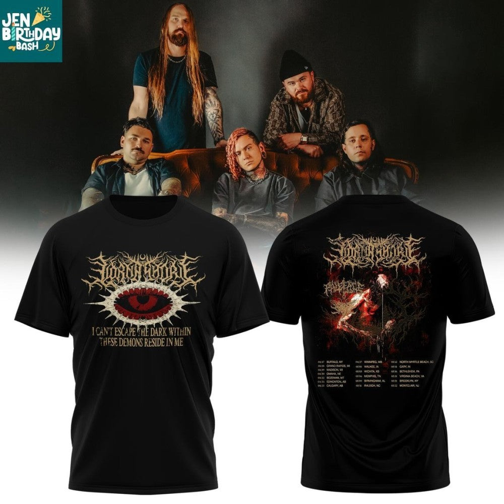 Lorna Shore 2026 North America Tour Deathcore Shirt