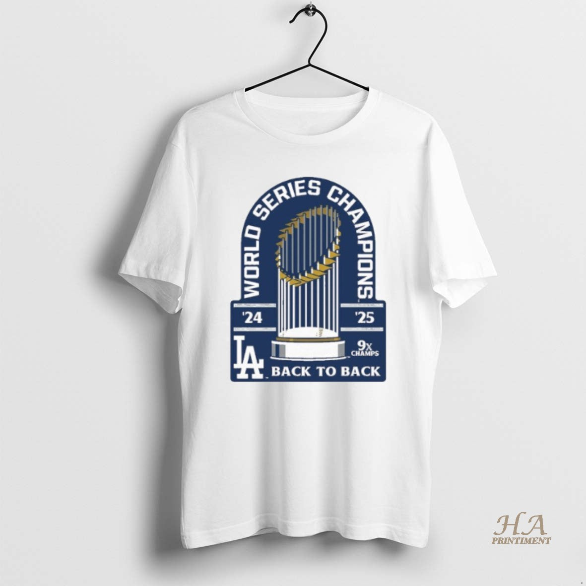 Official Los Angeles Dodgers Back To Back World Series Champions 9x Champs