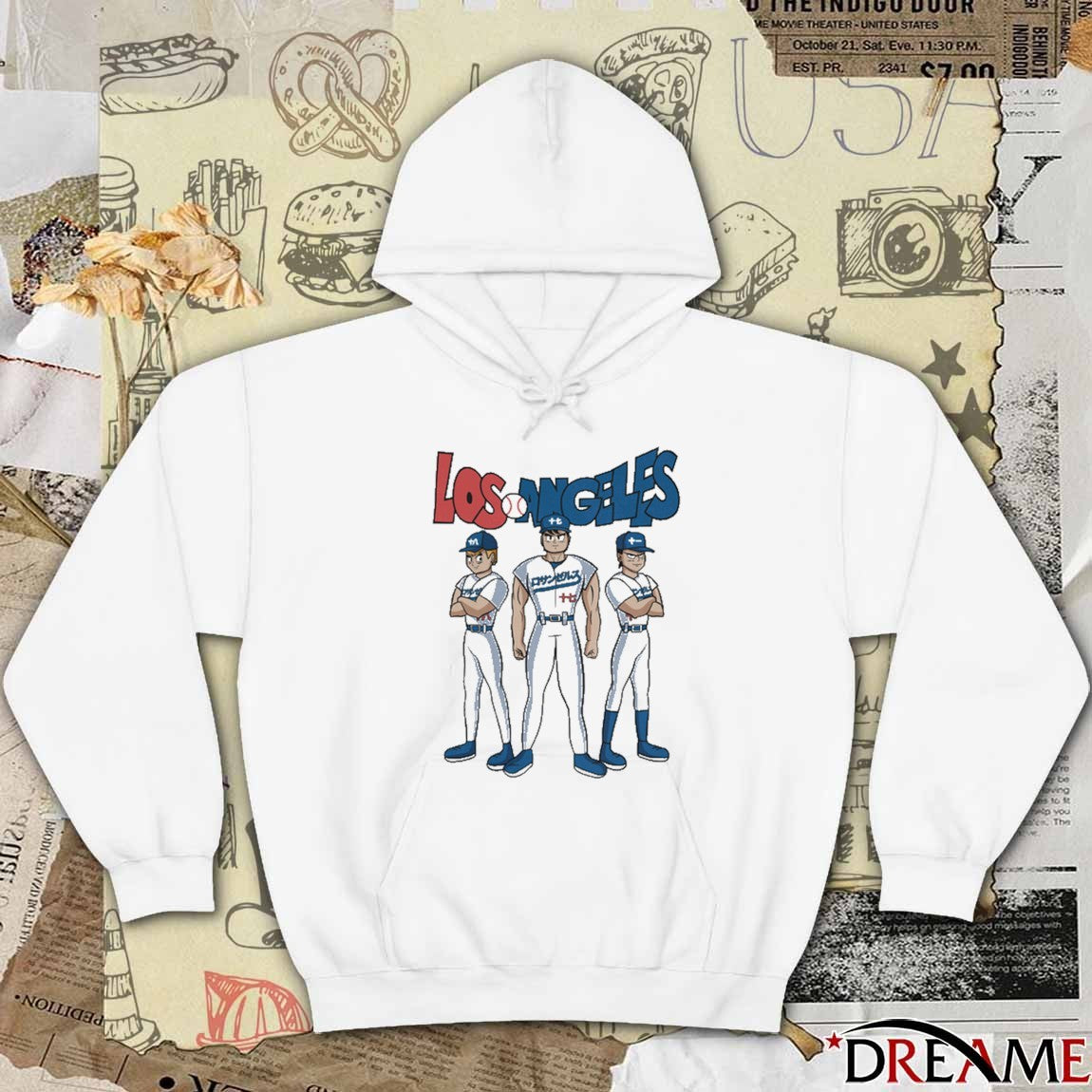 Los Angeles Dodgers Baseball Z Rosanzerusu Anime t-shirt