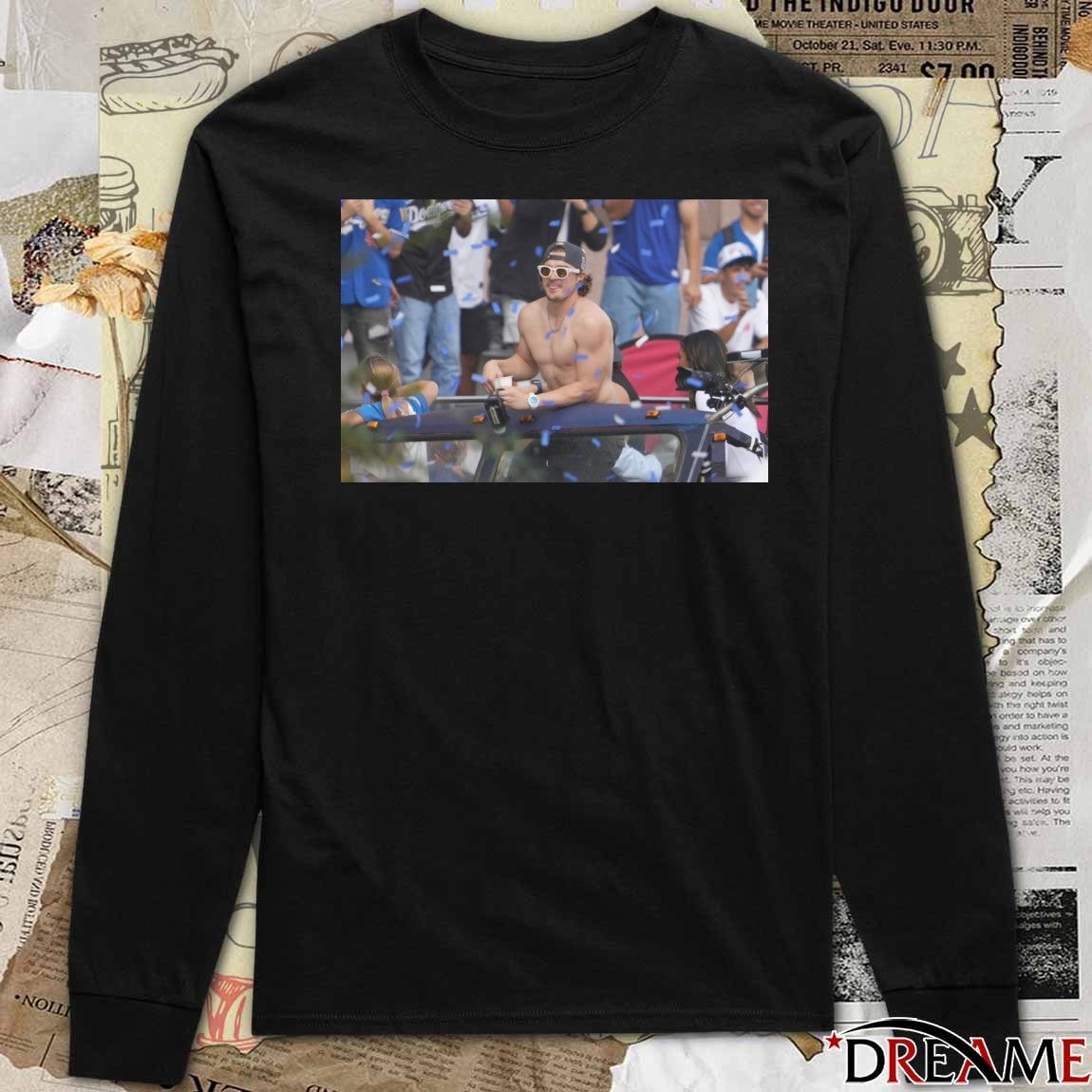Los Angeles Dodgers Kike Hernandez Bare Ass Hanging Out During The Parade t-shirt
