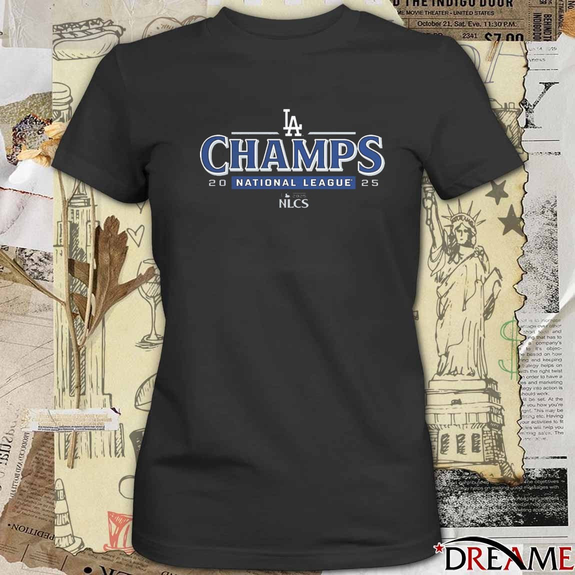 Los Angeles Dodgers MLB 2025 NLCS Champions National League Roster t-shirt