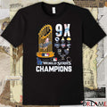 Los Angeles Dodgers MLB 9 x World Series Champions 2024 – 2025 t-shirt