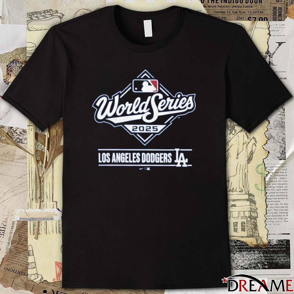 Los Angeles Dodgers MLB Baseball 2025 NLCS World Series National League Champions Icon t-shirt