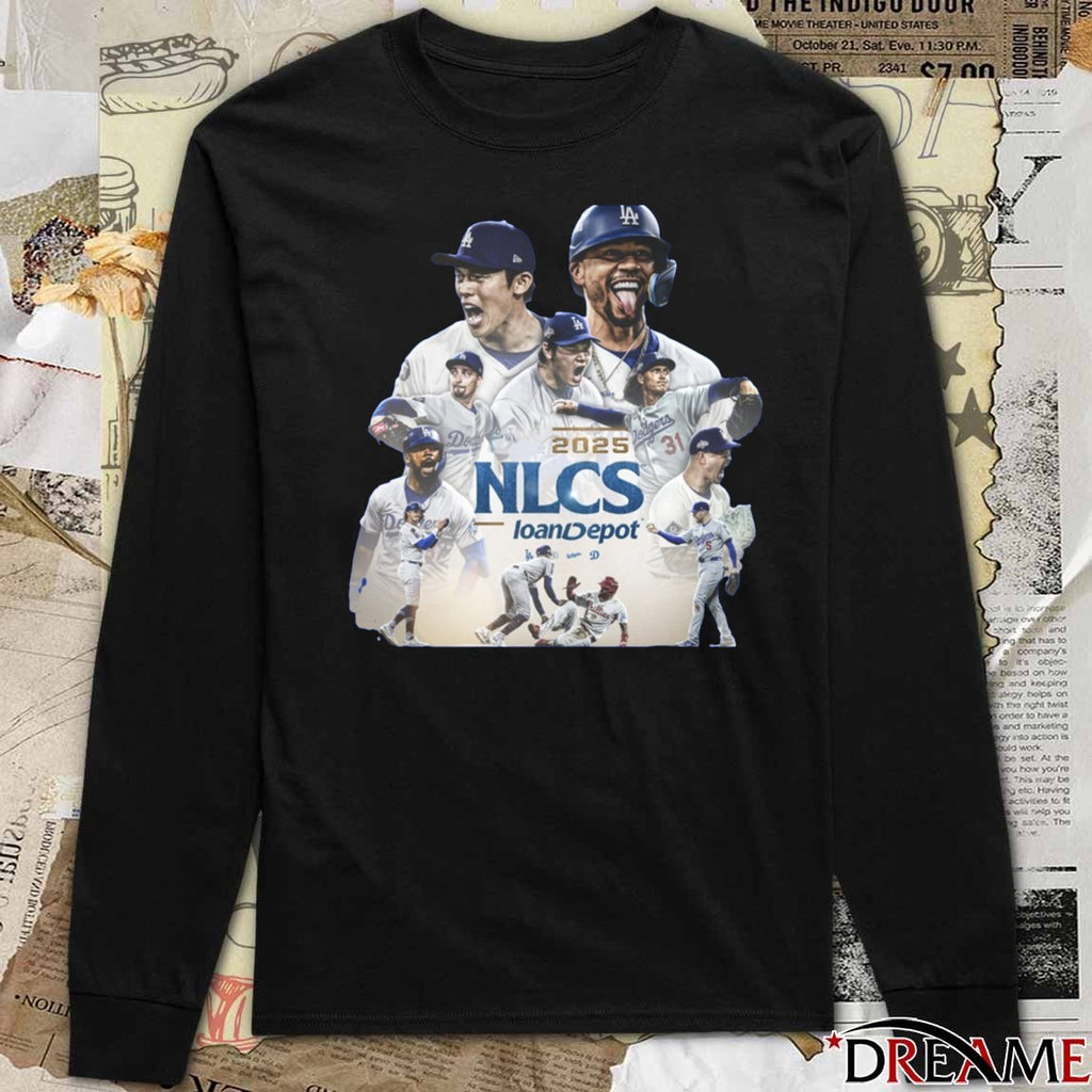 Los Angeles Dodgers NLCS Bound loanDepot MLB 2025 Graphic t-shirt