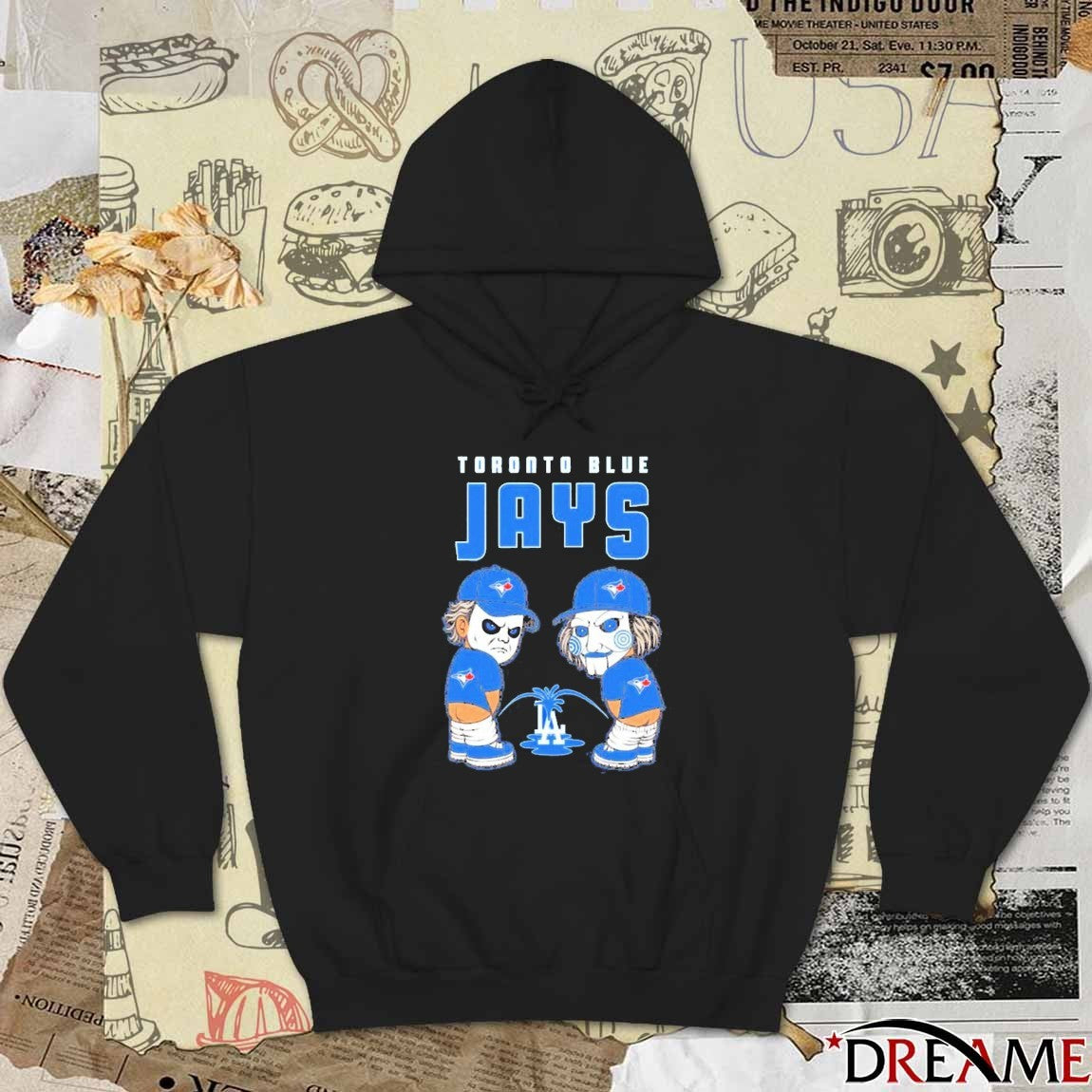 Los Angeles Dodgers Peeing Toronto Blue Jays MLB World Series 2025 t-shirt
