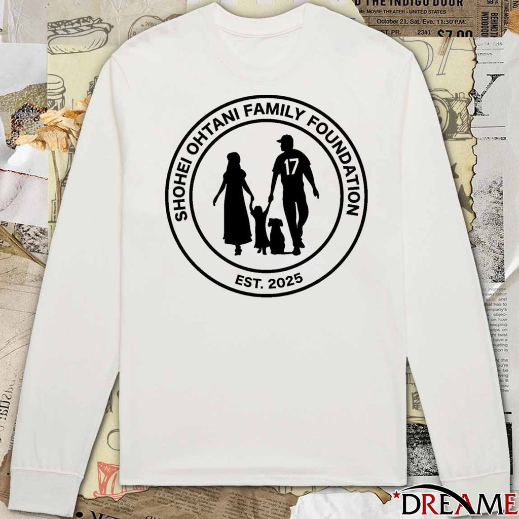 Los Angeles Dodgers Shohei Ohtani Family Foundation Logo 2025 t-shirt