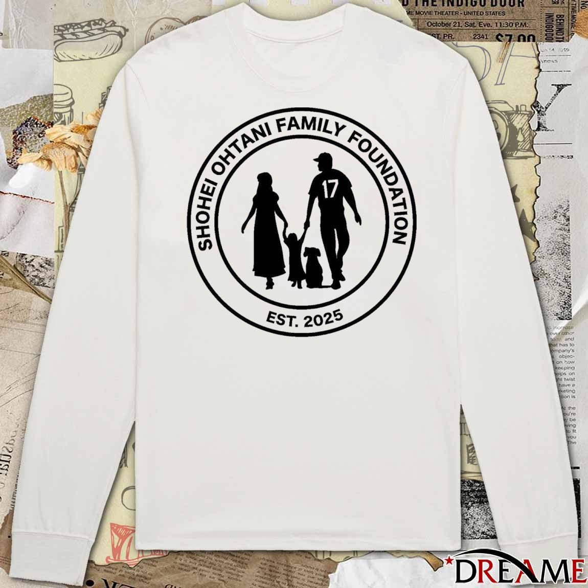 Los Angeles Dodgers Shohei Ohtani Family Foundation Logo 2025 t-shirt