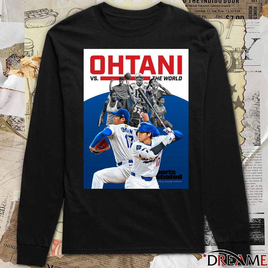 Los Angeles Dodgers Shohei Ohtani vs. the World Sports Illustrated Poster t-shirt