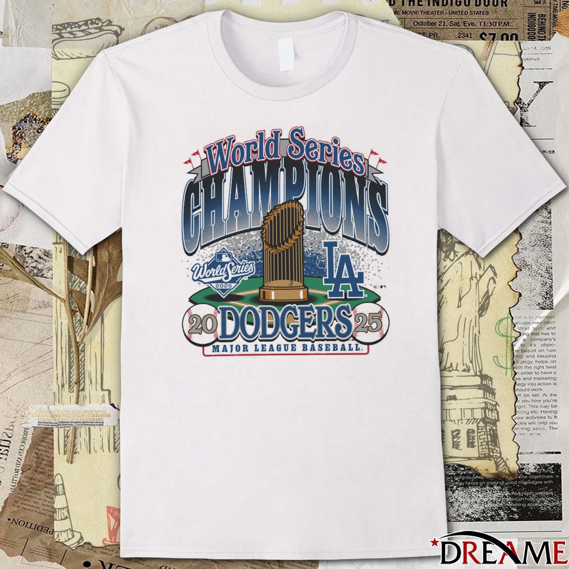 Los Angeles Dodgers Win Toronto Blue Jays 2025 MLB World Series Champions 47 t-shirt