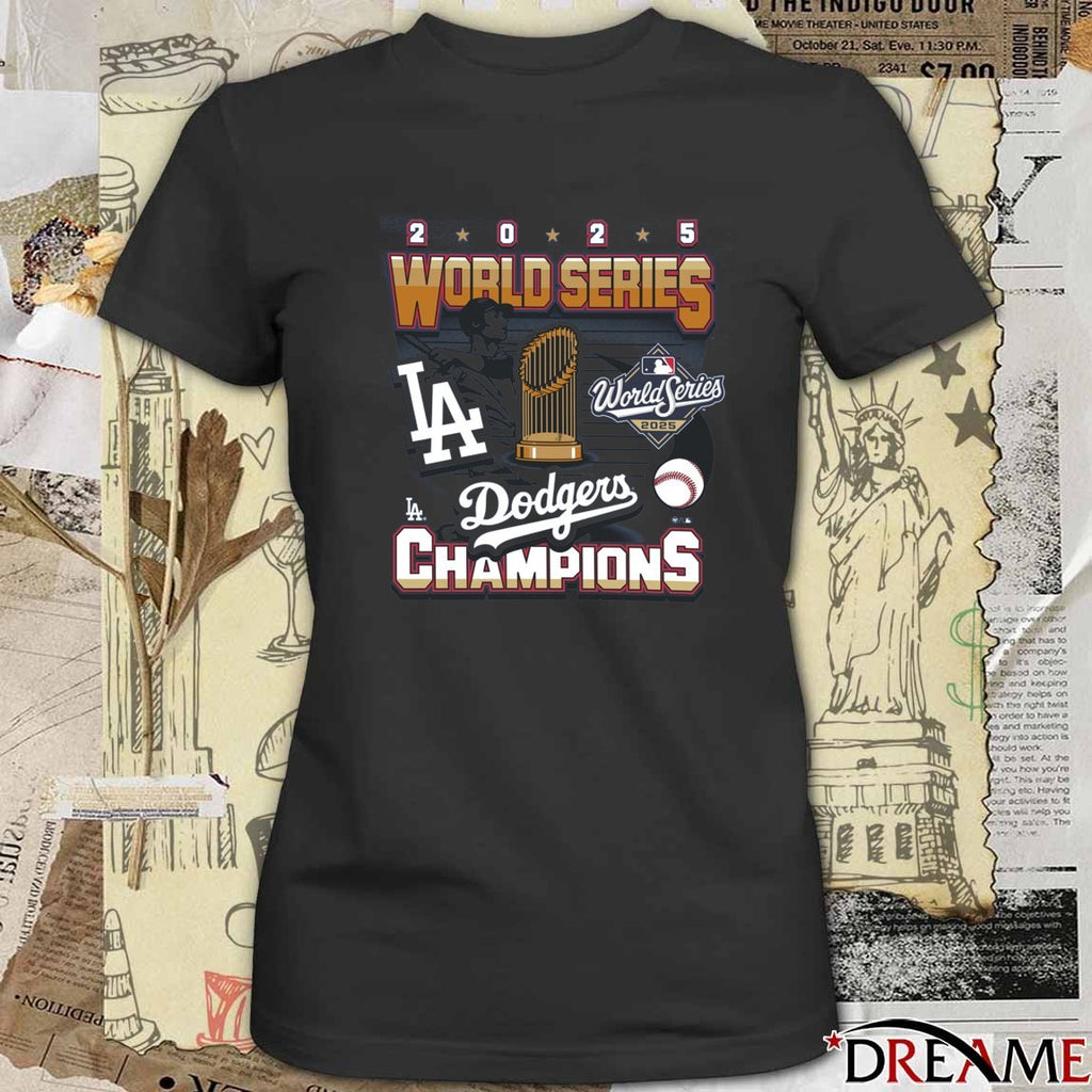 Los Angeles Dodgers Win Toronto Blue Jays 2025 MLB World Series Champions Player 47 t-shirt