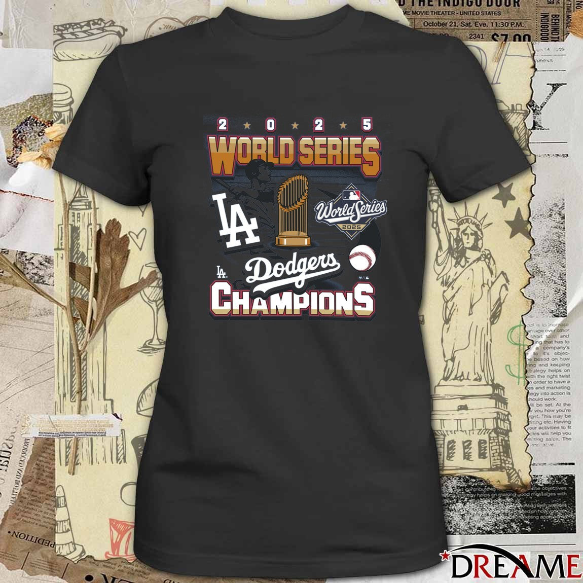 Los Angeles Dodgers Win Toronto Blue Jays 2025 MLB World Series Champions Player 47 t-shirt