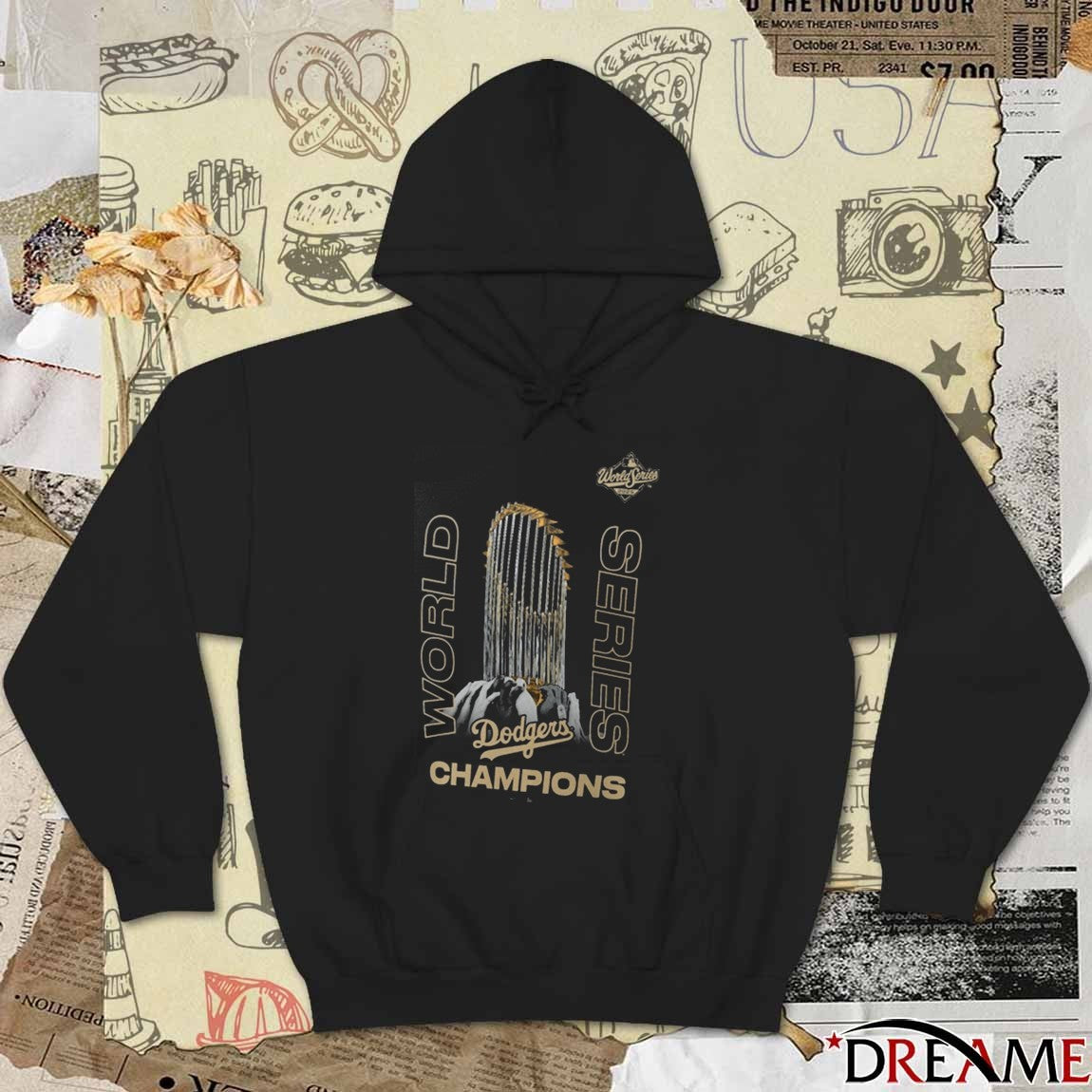Los Angeles Dodgers Win Toronto Blue Jays 2025 MLB World Series Champions Raise The Trophy t-shirt