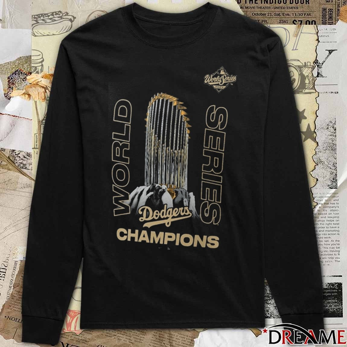 Los Angeles Dodgers Win Toronto Blue Jays 2025 MLB World Series Champions Raise The Trophy t-shirt
