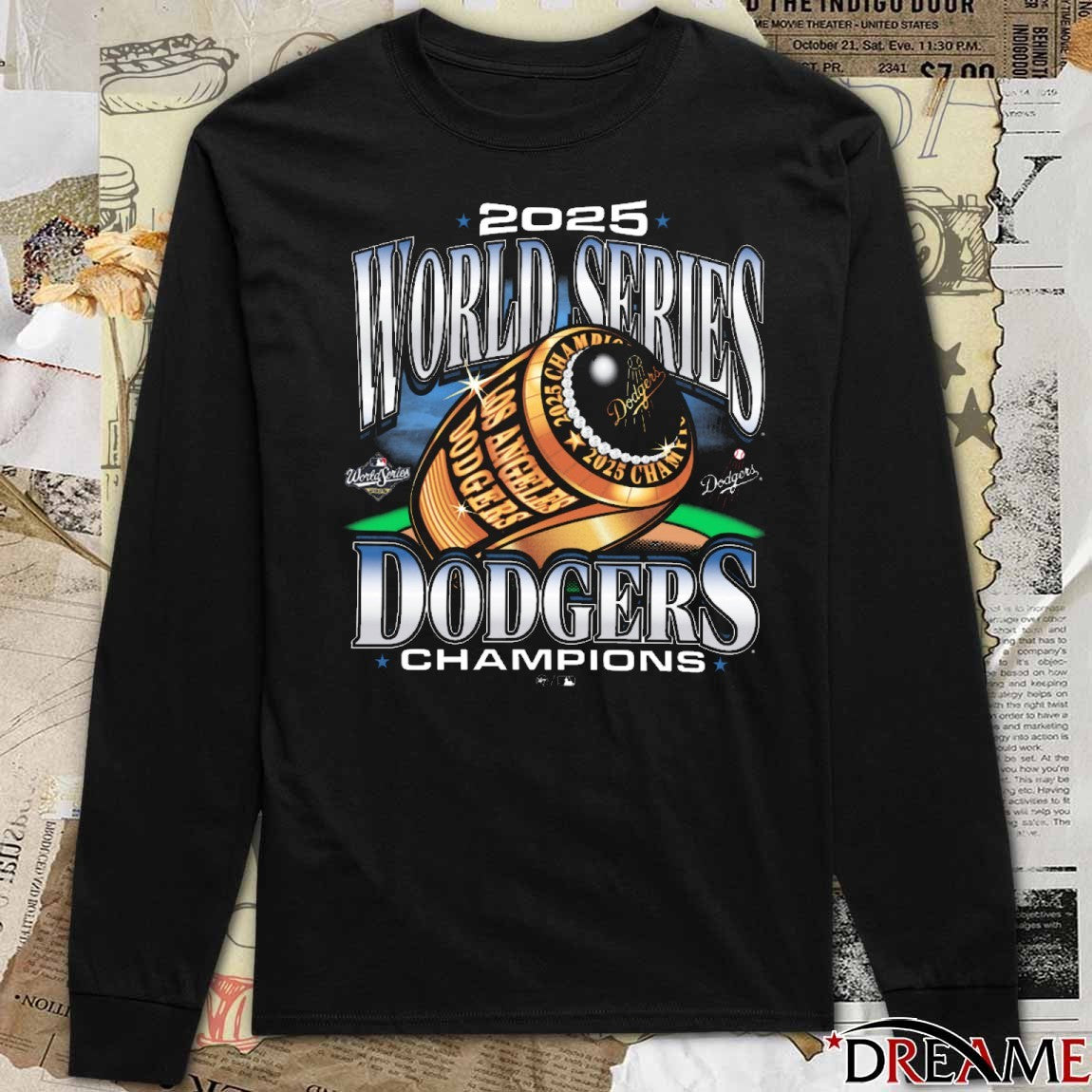 Los Angeles Dodgers Win Toronto Blue Jays 2025 MLB World Series Champions Ring 47 t-shirt