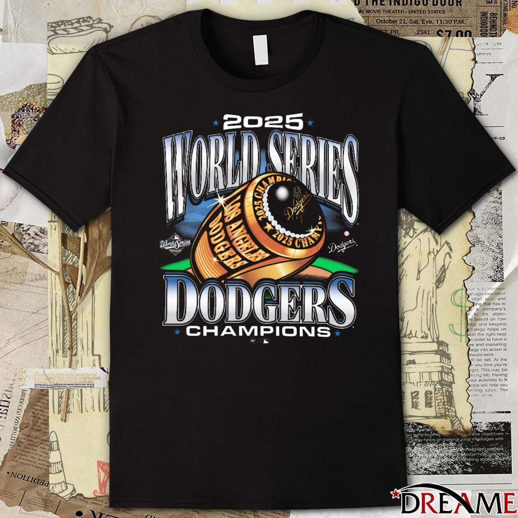 Los Angeles Dodgers Win Toronto Blue Jays 2025 MLB World Series Champions Ring 47 t-shirt