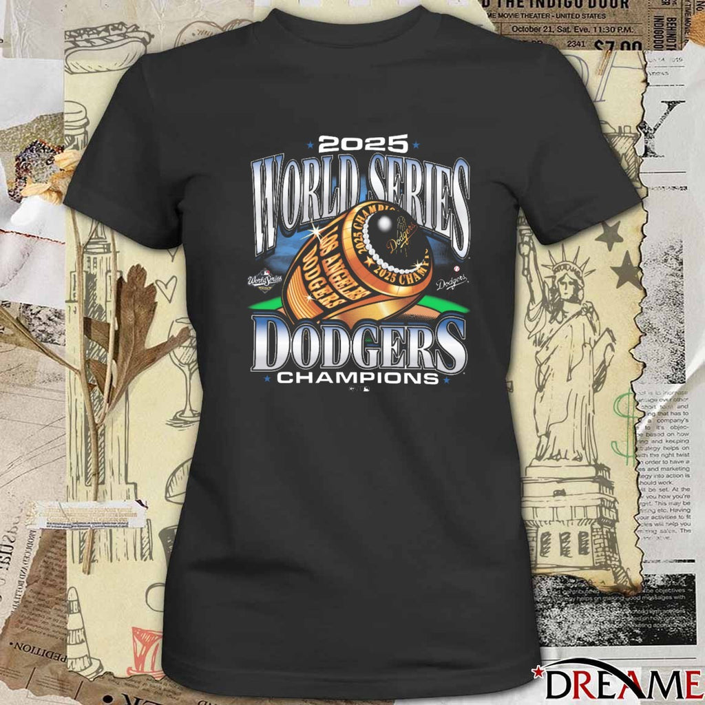 Los Angeles Dodgers Win Toronto Blue Jays 2025 MLB World Series Champions Ring 47 t-shirt
