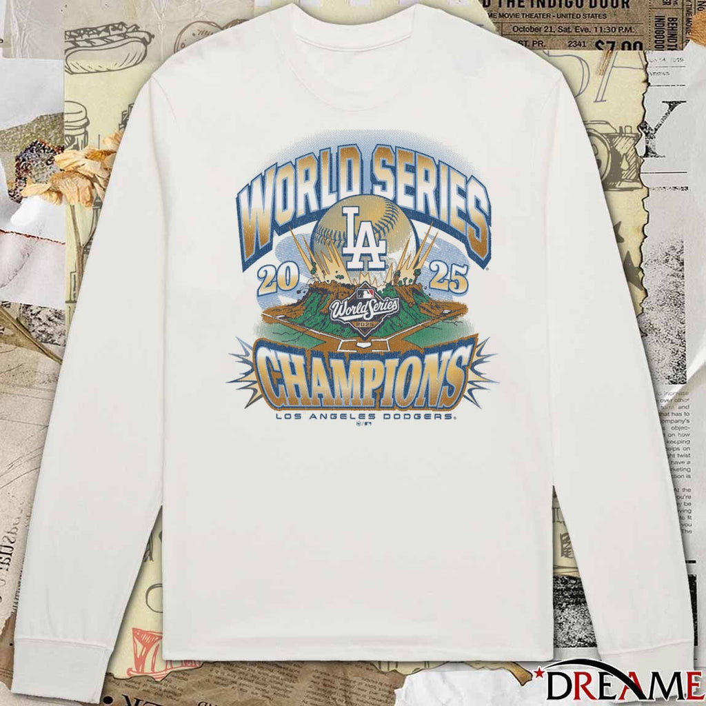 Los Angeles Dodgers Win Toronto Blue Jays 2025 World Series Champions 47 Retro t-shirt