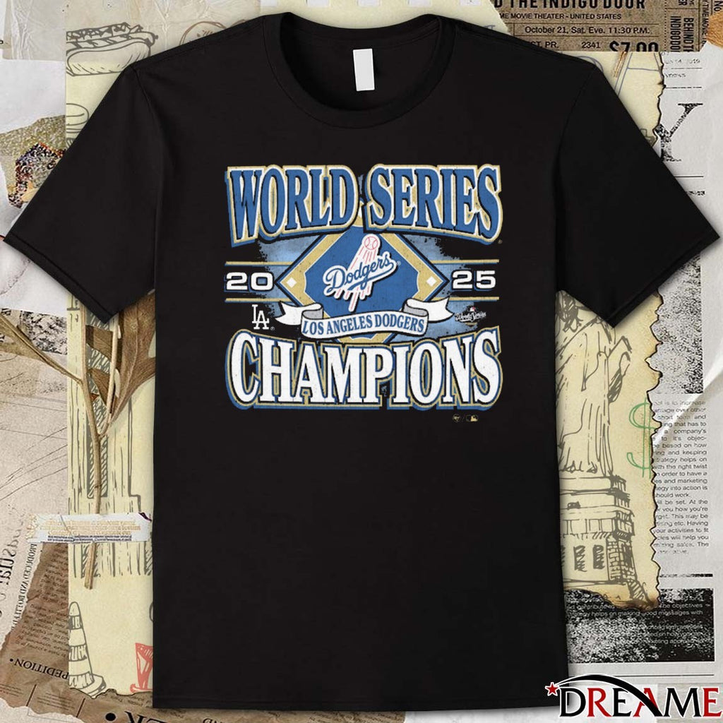 Los Angeles Dodgers Win Toronto Blue Jays 2025 World Series Champions 47 Vintage t-shirt