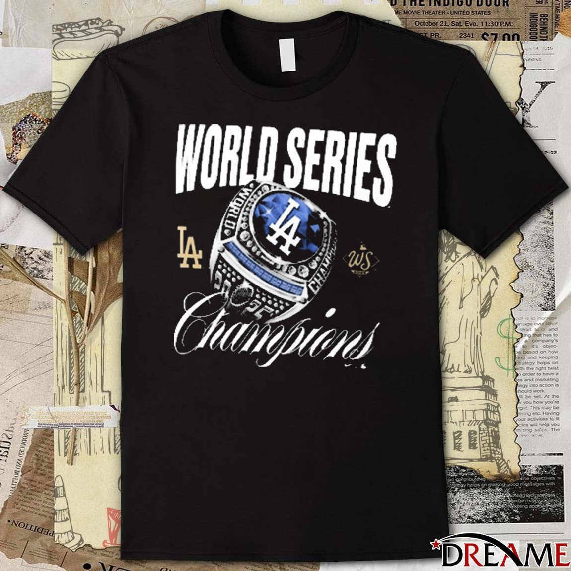 Los Angeles Dodgers Win Toronto Blue Jays 2025 World Series Champions Ring t-shirt