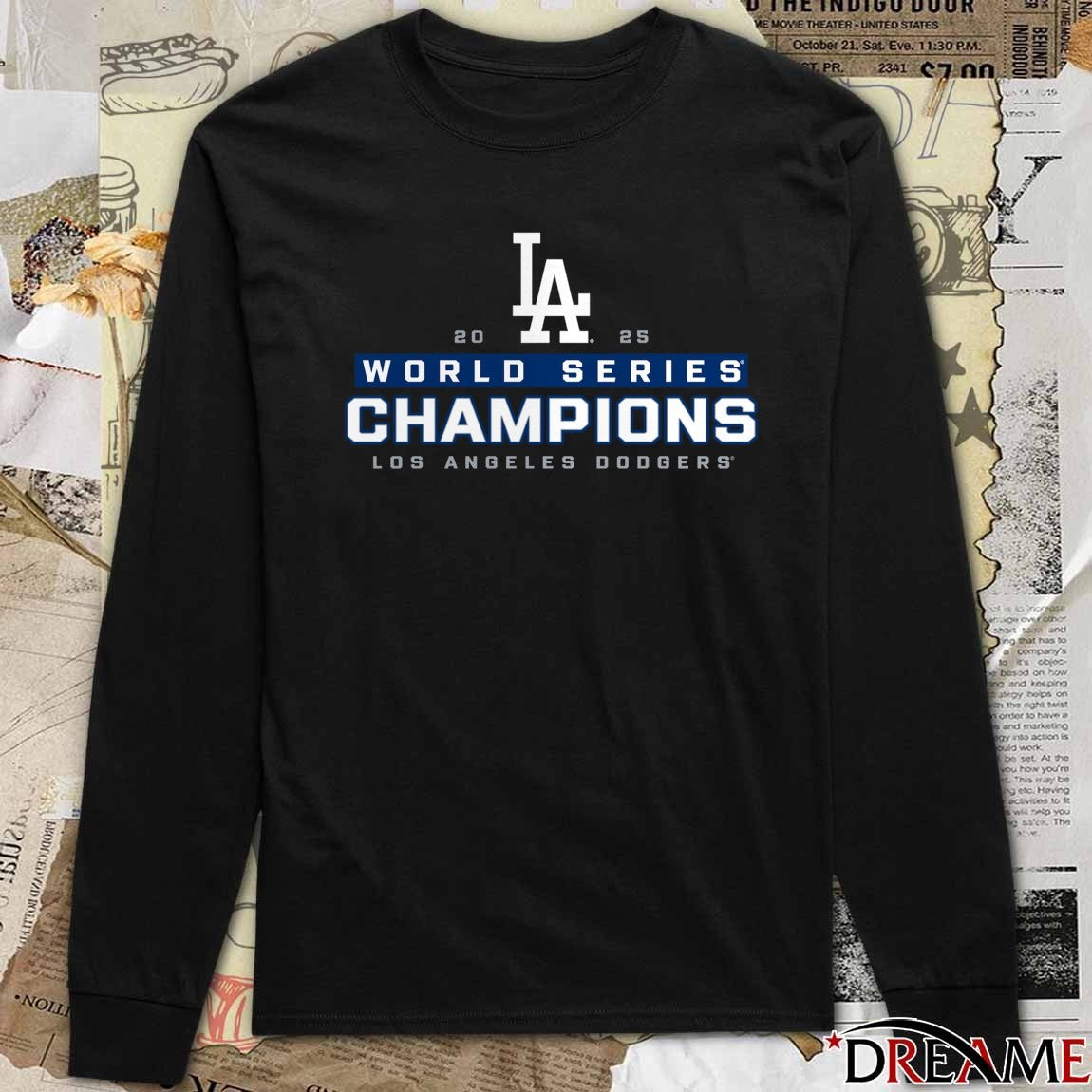 Los Angeles Dodgers Win Toronto Blue Jays 2025 World Series Champions Signature Roster t-shirt