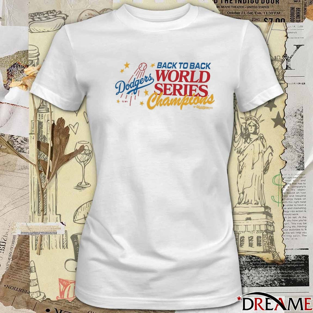 Los Angeles Dodgers Win Toronto Blue Jays 47 Back-to-Back World Series Champions Playoff t-shirt