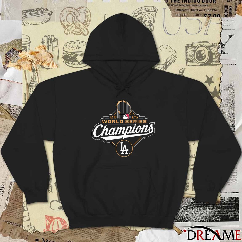 Los Angeles Dodgers Win Toronto Blue Jays MLB 2025 World Series Champions Logo t-shirt